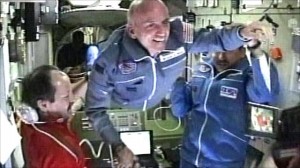 Space Tourist Dennis Tito on the International Space Station -- harbinger of things to come?
