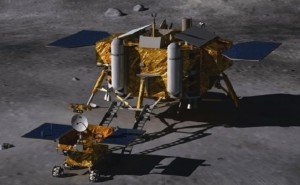 The Chang'E 3 lunar lander is almost half as big as the Apollo LM.  A precursor to a human spacecraft?