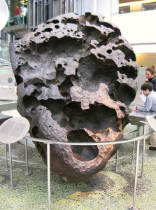 The Cape York meteorite, currently at the American Museum of Natural History, New York.  Get back to where you once belonged.