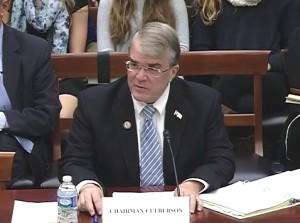 Congressman John Culberson (R-TX) testifies on his proposed bill to reorganize NASA.